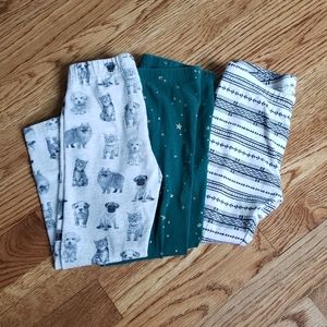 3 pairs of 3t leggings